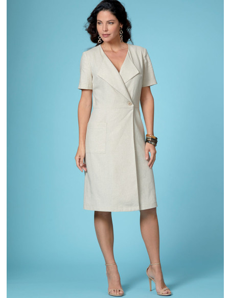 Molde de blusa, vestido, saia e calça - Butterick 6670