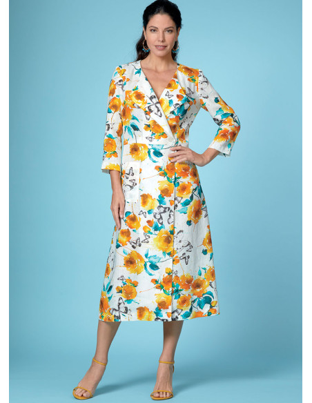 Molde de blusa, vestido, saia e calça - Butterick 6670
