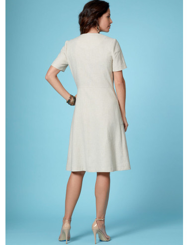 Molde de blusa, vestido, saia e calça - Butterick 6670
