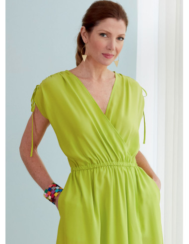 Molde de macacão e cinto - Butterick 6756