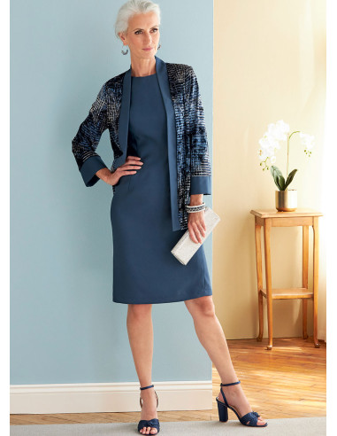 Molde de casaco, vestido, blusa, saia e calça - Butterick 6796
