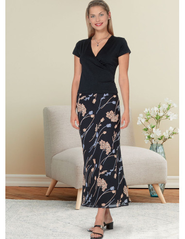 Molde de saia - Butterick 6799