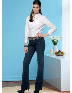 Molde de jeans e calças - Butterick 6800