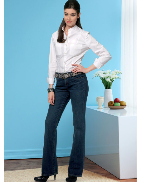 Molde de jeans e calças - Butterick 6800
