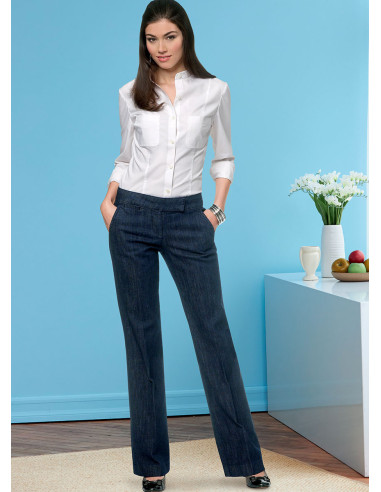 Molde de jeans e calças - Butterick 6800