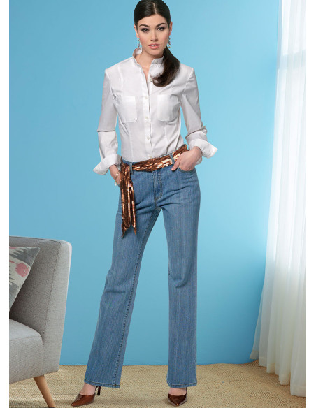 Molde de jeans e calças - Butterick 6800