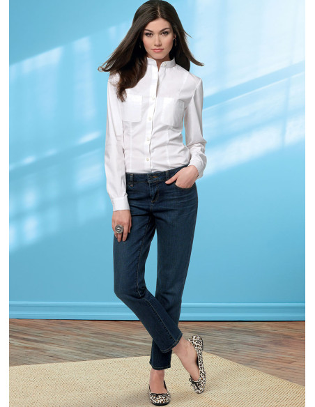 Molde de jeans e calças - Butterick 6800