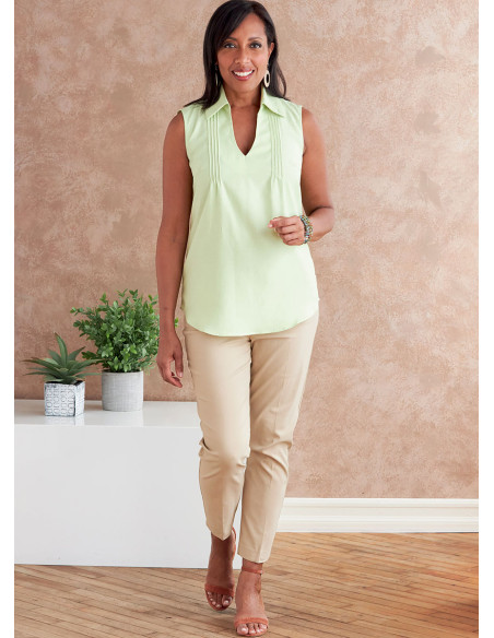 Molde de blusa - Butterick 6801