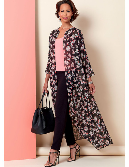 Molde de casaco, vestido e calça - Butterick 6802