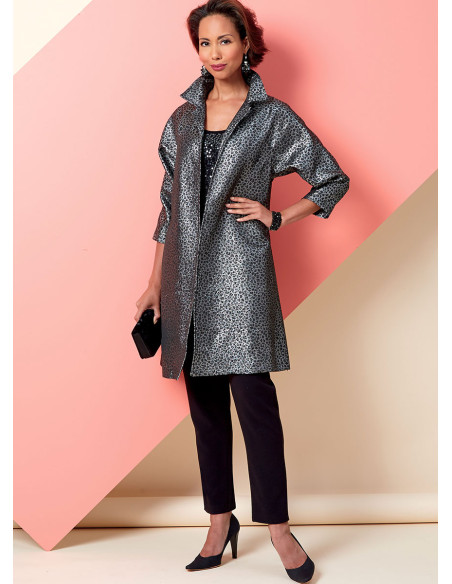Molde de casaco, vestido e calça - Butterick 6802