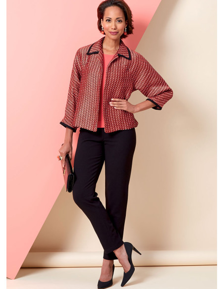 Molde de casaco, vestido e calça - Butterick 6802