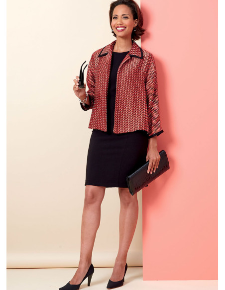 Molde de casaco, vestido e calça - Butterick 6802