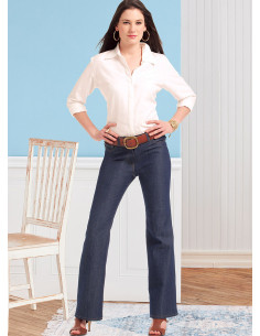 Molde de jeans - Butterick 6840