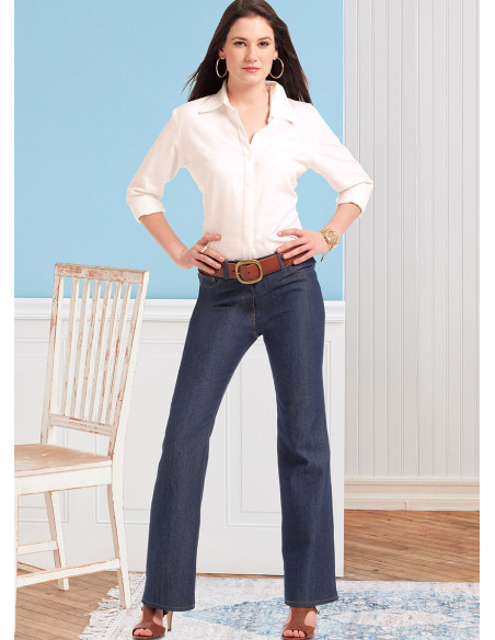 Molde de jeans - Butterick 6840