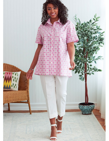 Molde de camisa - Butterick 6841