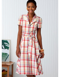Molde de vestido, camisa, cinto e cachecol - Butterick 6843 2