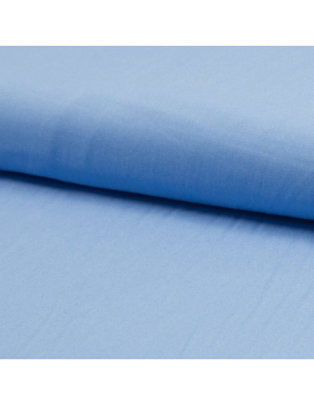 Tecido popeline de viscose - Azul