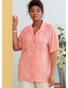 Molde de camisa - Butterick 6846