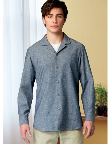Molde de camisa - Butterick 6846
