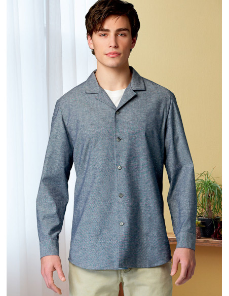 Molde de camisa - Butterick 6846