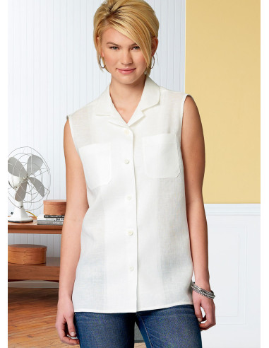 Molde de camisa - Butterick 6846