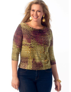 Molde de blusa - Butterick 6847 2
