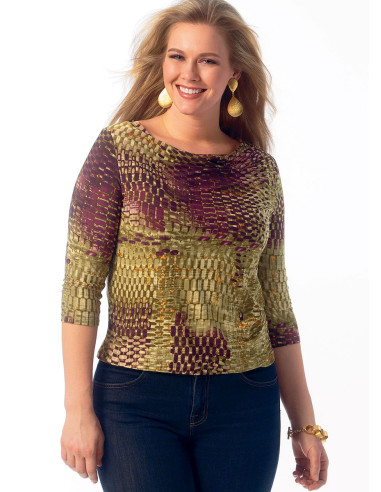 Molde de blusa - Butterick 6847