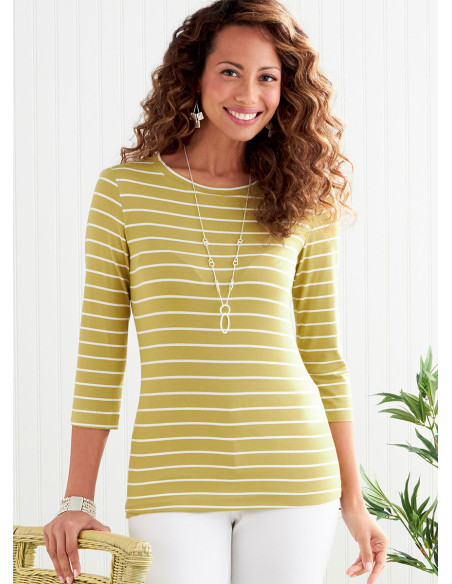 Molde de T-shirt e regata - Butterick 6848