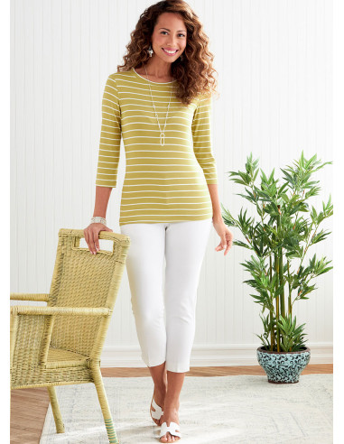 Molde de T-shirt e regata - Butterick 6848