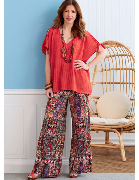 Molde de túnica e vestido - Butterick 6853