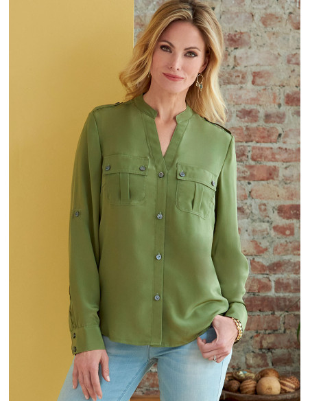 Molde de blusa e túnica - Butterick 6856