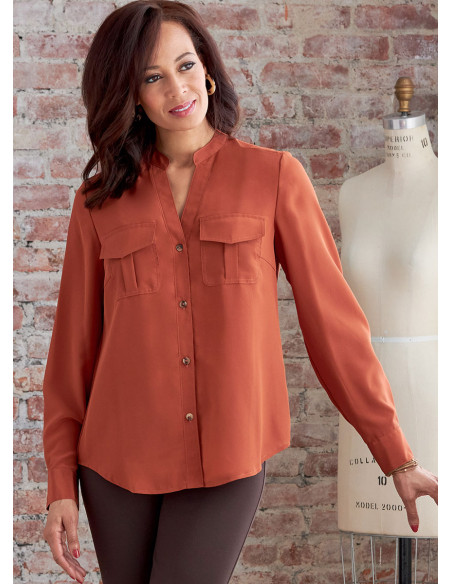 Molde de blusa e túnica - Butterick 6856