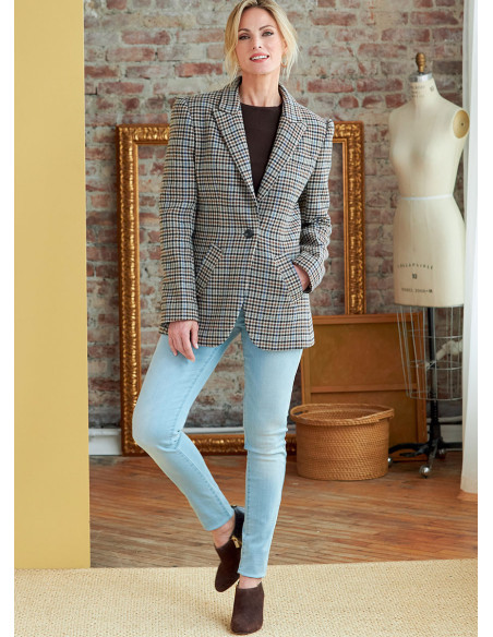 Molde de casaco - Butterick 6862