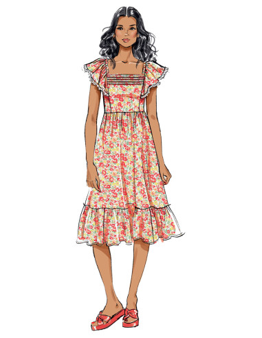 Molde de vestido - Butterick 6872