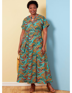 Molde de vestido e cinto - Butterick 6873