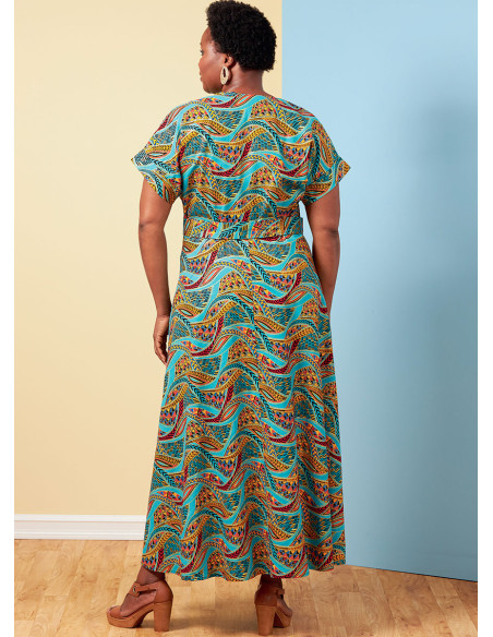 Molde de vestido e cinto - Butterick 6873