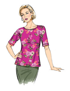 Molde de blusa - Butterick 6874 2