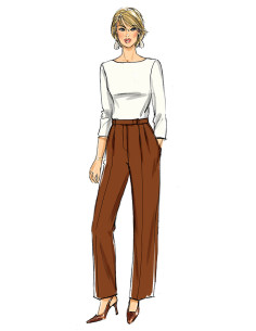 Molde de calça e short - Butterick 6878 2