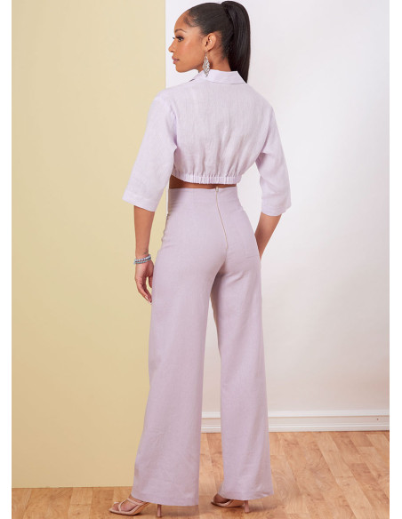 Molde de camisa, calça e bermuda - Butterick 6880