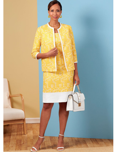 Molde de casaco, vestido, blusa, calça - Butterick 6882