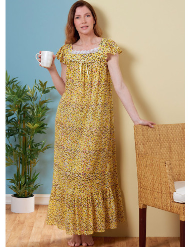 Padrão de blusa, camisola e calção - Butterick 6883