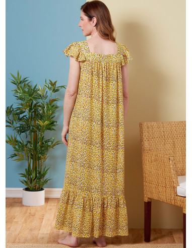 Padrão de top, camisa de dormir e short - Butterick 6883