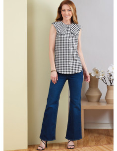 Molde de blusa - Butterick 6895