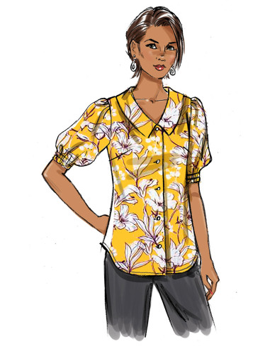Molde de blusa - Butterick 6895
