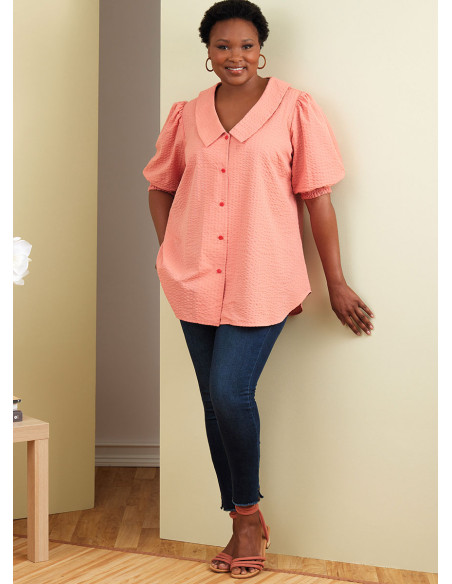 Molde de blusa - Butterick 6896