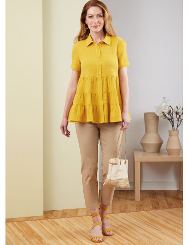 Molde de blusa - Butterick 6897