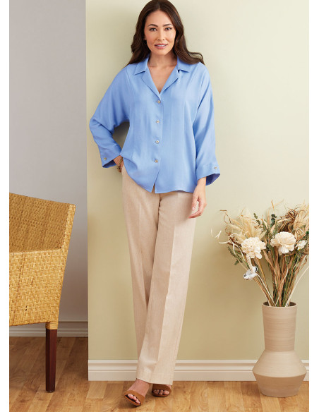 Molde de blusa - Butterick 6898