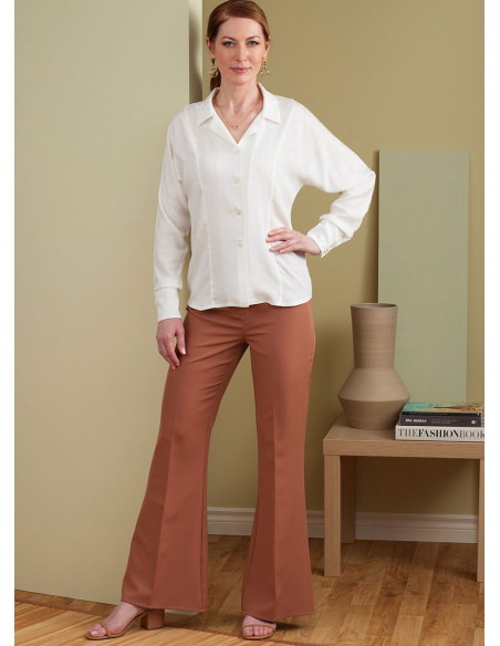 Molde de blusa - Butterick 6898
