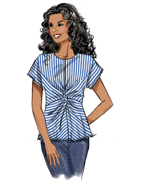 Molde de blusa - Butterick 6899