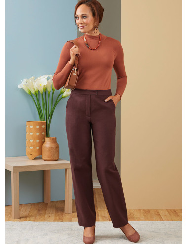 Molde de calça com cinto - Butterick 6910